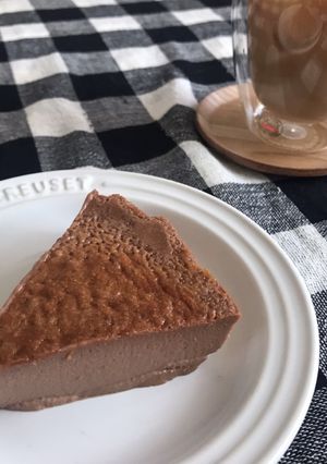しっとりなめらかチョコチーズケーキ-レシピのメイン写真