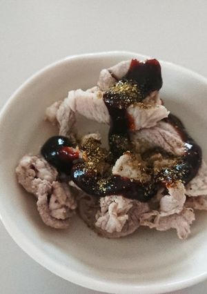 豚しゃぶの味噌山椒がけ-レシピのメイン写真