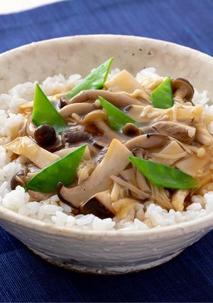 きのこのあんかけごはん-レシピのメイン写真