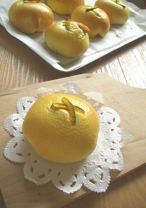 Bread＊かぼちゃクリームパン-レシピのメイン写真