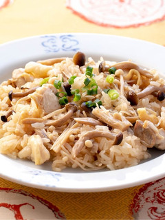 鶏ときのこの中華おこわ-レシピのメイン写真