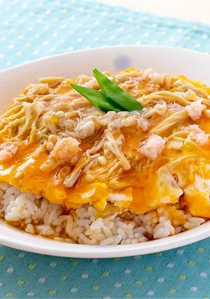 えのきたっぷり和風カニ玉丼-レシピのメイン写真