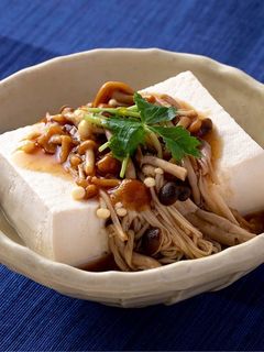 豆腐のきのこあんかけ-レシピのメイン写真