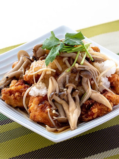 鶏のから揚げきのこみぞれあん-レシピのメイン写真