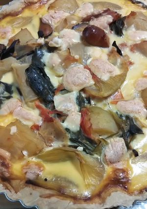 冷凍のパイ皮を使ったキッシュ-レシピのメイン写真