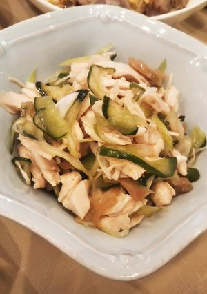 ささみとザーサイの中華和え-レシピのメイン写真