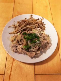 豚こま肉とオクラのマヨ焼き♪簡単♪-レシピのメイン写真