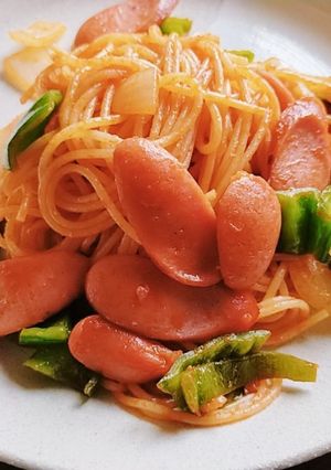 昔ながらのナポリタン-レシピのメイン写真