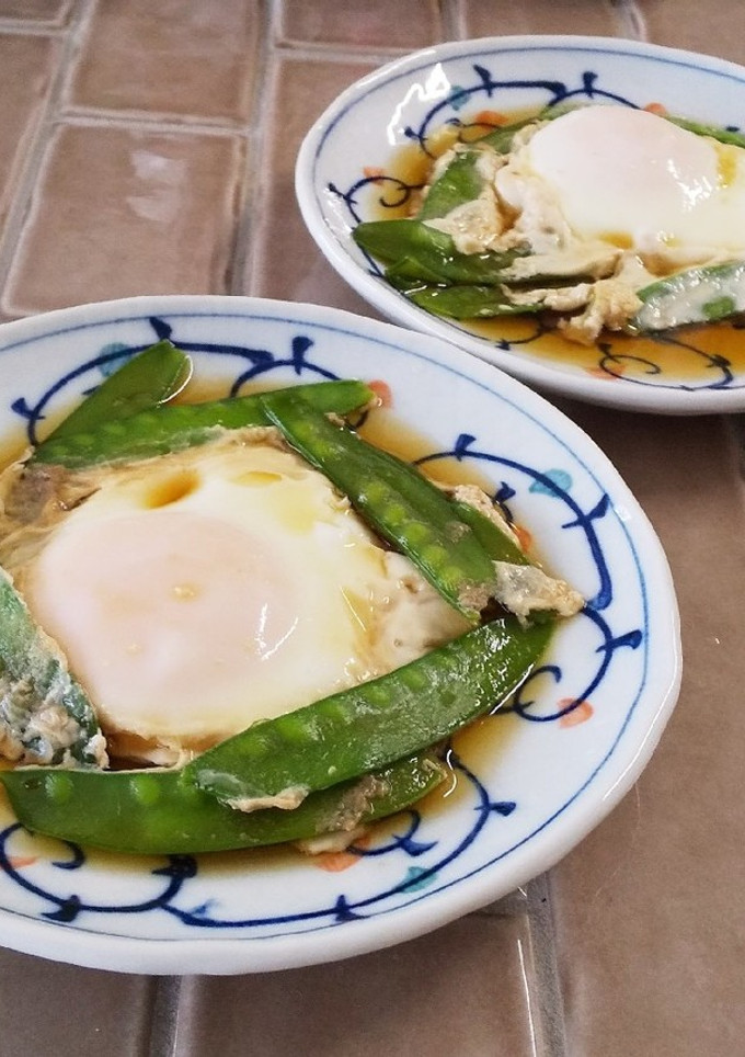 絹さやの卵とじ-レシピのメイン写真