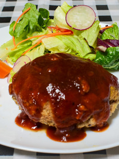大満足!糖質オフおからハンバーグ-レシピのメイン写真