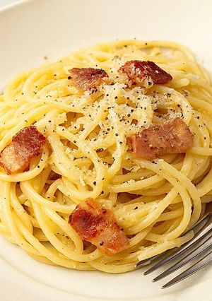 【簡単】フライパン１つカルボナーラパスタ-レシピのメイン写真
