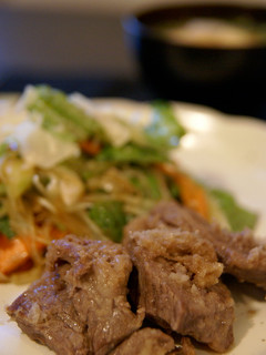 超簡単!牛肉のおろしポン酢焼き-レシピのメイン写真