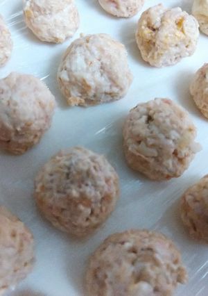 作り置き！オートミールと豆腐で簡単鶏団子-レシピのメイン写真