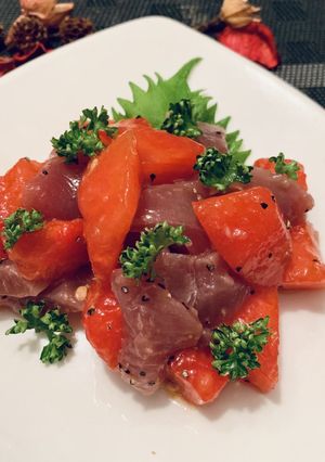 愛しのスペイン❤︎鰹とスイカのタルタル♪-レシピのメイン写真