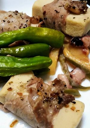 高野豆腐の豚肉巻き-レシピのメイン写真