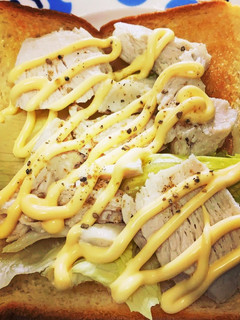 鶏ハムマヨトースト-レシピのメイン写真