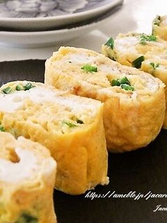 ネギと生姜の卵焼き-レシピのメイン写真