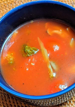 トマトジュースのスープ-レシピのメイン写真
