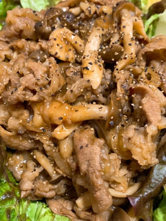 超簡単☆牛肉としめじの旨タレ炒め-レシピのメイン写真