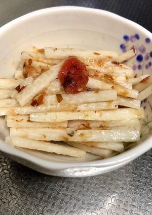 さっぱり！美味しくて簡単！長芋の梅和え-レシピのメイン写真