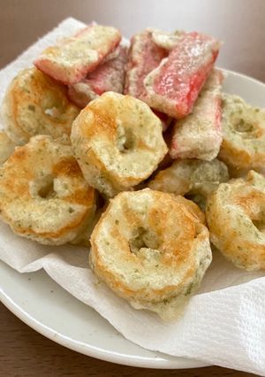 ちくわとカニカマの磯辺揚げ-レシピのメイン写真