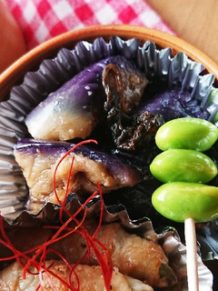 お弁当★ナスのピリ辛中華梅和え★作り置き-レシピのメイン写真