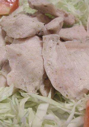 レンジでチンする鶏胸肉☆ゆず胡椒味-レシピのメイン写真