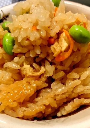家族絶賛☆彩り炊き込みご飯☆-レシピのメイン写真