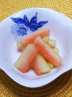 すいかの浅漬け-レシピのメイン写真