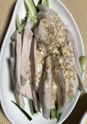 サラダチキンde棒棒鶏-レシピのメイン写真