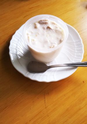 レアチーズケーキ風　作って楽しい!簡単!-レシピのメイン写真