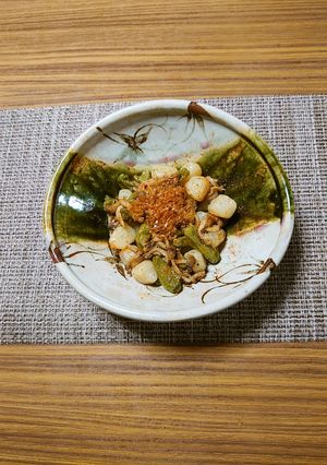 ヨウサマの減塩玉蒟蒻とシシトウの炒め物-レシピのメイン写真