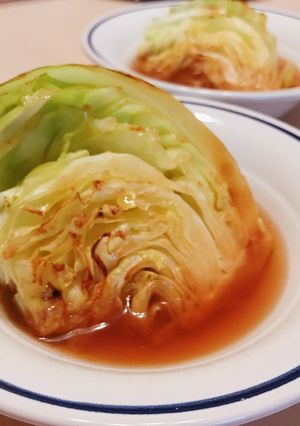 焼きキャベツのスープ♪甘味たっぷり！-レシピのメイン写真