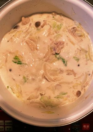 キャベツと鶏モモのクリーム煮-レシピのメイン写真