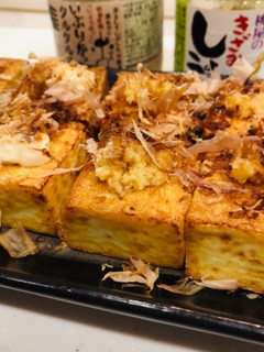 *厚揚げの簡単焼くだけおつまみ*-レシピのメイン写真