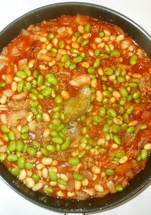 ポークビーンズ♪簡単ひき肉トマト缶で-レシピのメイン写真