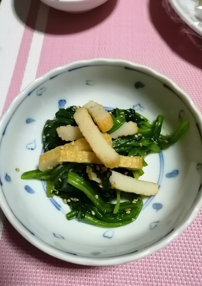 ほうれん草と細天の和えもの-レシピのメイン写真