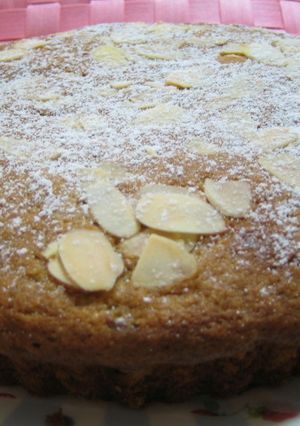 チェリーのコンポートを使ったケーキ-レシピのメイン写真