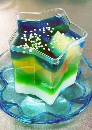 七夕フルーツゼリー-レシピのメイン写真
