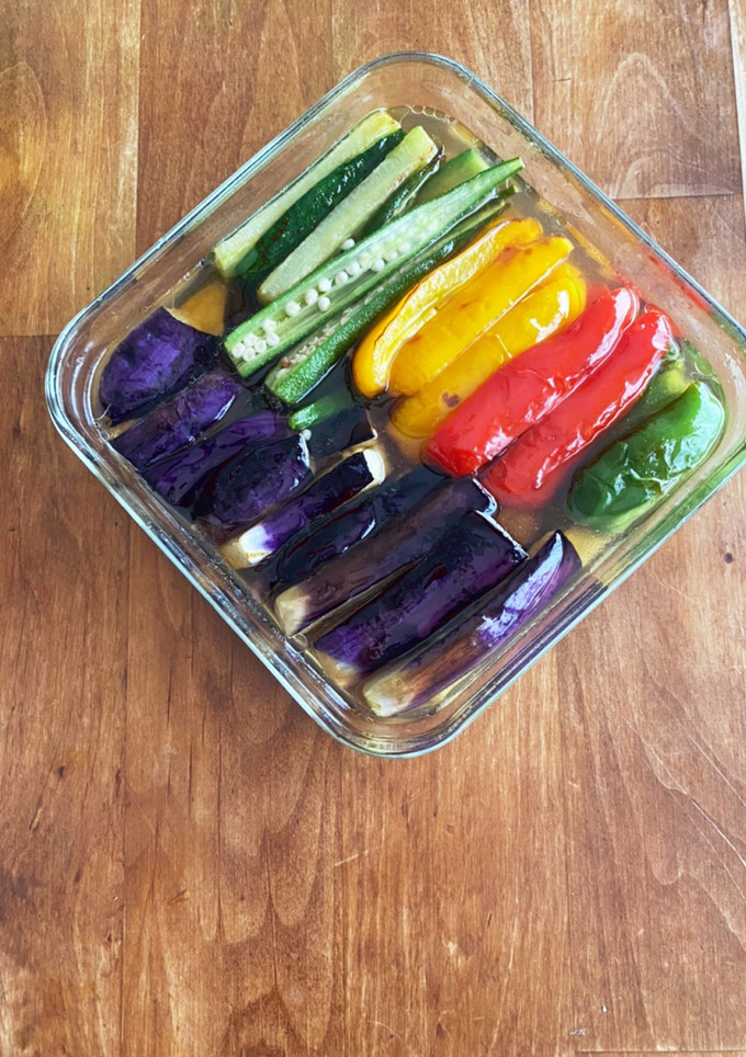 夏野菜の白だし煮びたし-レシピのメイン写真
