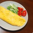 水菜とえのき茸のチーズオムレツ *☻*