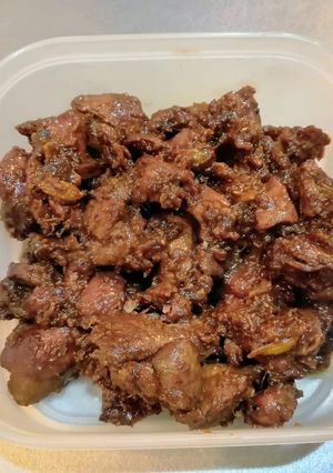 鶏レバーとハツのマーマレード焼き-レシピのメイン写真