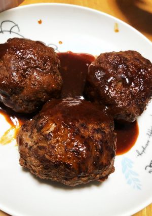 秘密のデミグラスソースハンバーグ-レシピのメイン写真