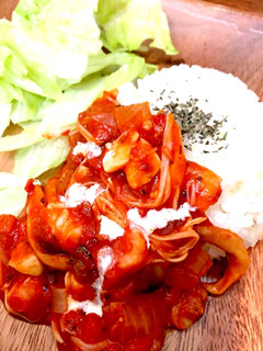 トマト缶で簡単☆シーフードトマトごはん-レシピのメイン写真