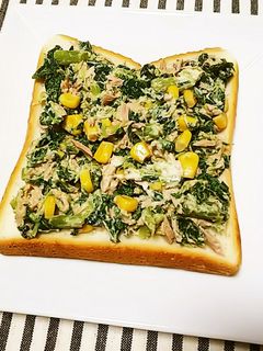 パパっとヘルシー!サラダオープンサンド-レシピのメイン写真