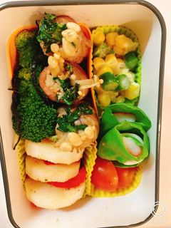 えのき肉巻き&長芋ステーキのお弁当-レシピのメイン写真