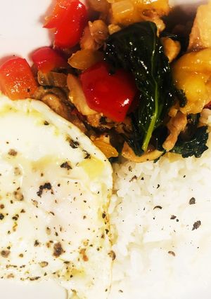 鶏もも肉で作るガパオ♡-レシピのメイン写真