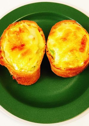 フランスパンでキッシュ-レシピのメイン写真