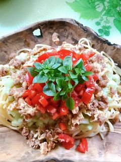 冷やし中華風スパゲティ-レシピのメイン写真