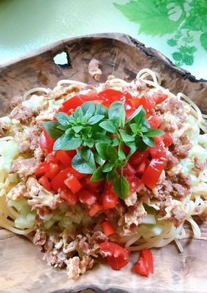 冷やし中華風スパゲティ-レシピのメイン写真
